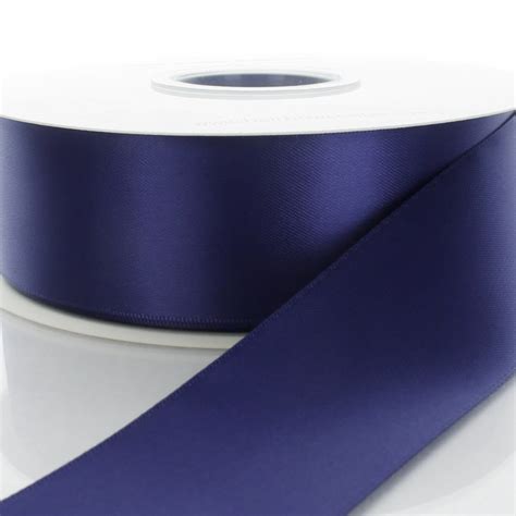 3 Double Faced Satin Ribbon 371 Ink Blue 100yd Michaels