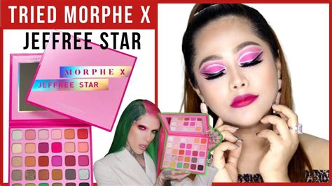 Jeffree Star X Morphe Artistry Palette Pink With Silver Cut Crease