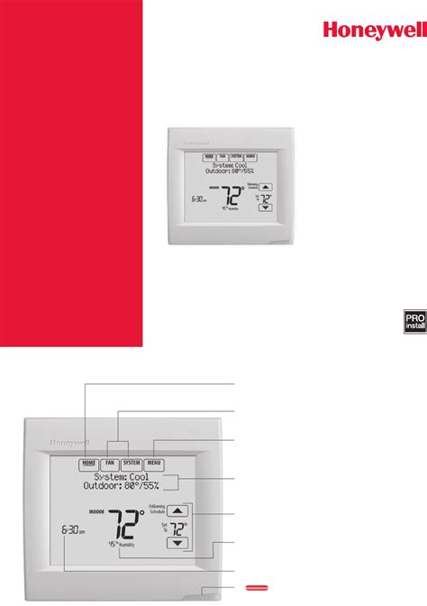 Honeywell Wi Fi Visionpro 8000 User Manual