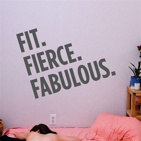 Fitness Wall Decals Etsy