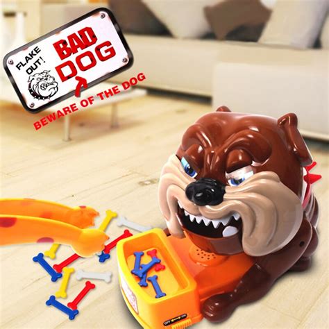 Big Bad Dog Action Game Tricky Game Complete set with cards Family Game ...