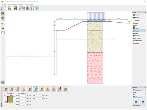 Lateral Earth Pressure Diagram