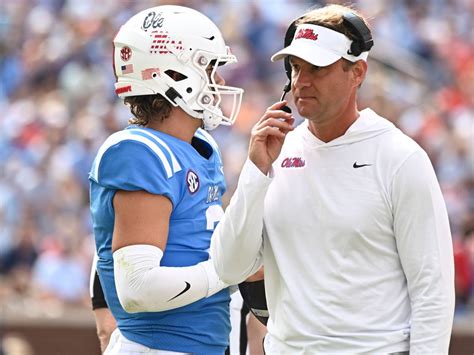 Lane Kiffin And Jaxson Dart Ole Miss Dynamic Duo Is Off To An 8 1