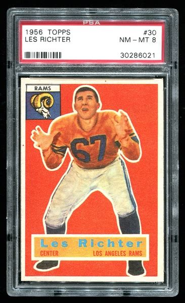 Football 1956 Topps Master Third Strike Collection Set Image Gallery