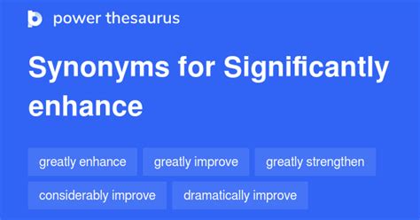 Significantly Enhance Synonyms Words And Phrases For