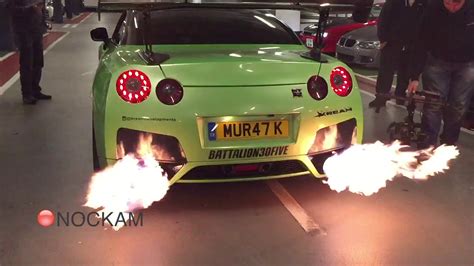 Nissan GTR Unreal FLAME THROWER Kit YouTube