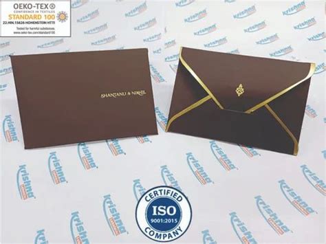 Customized Luxury Hot Stamping Gold Foil Paper Bag At 2 5 Piece Paper Envelpes In New Delhi
