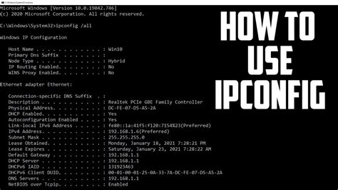 Using Ipconfig In Windows Onlinecomputertips