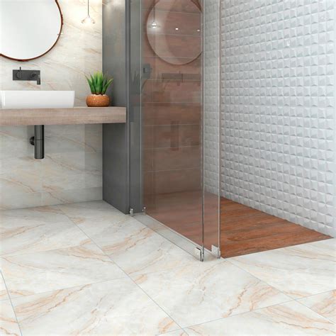 Piso Carrara De X Gamas De Beige Rectificado Brillo Pei Iv Serie