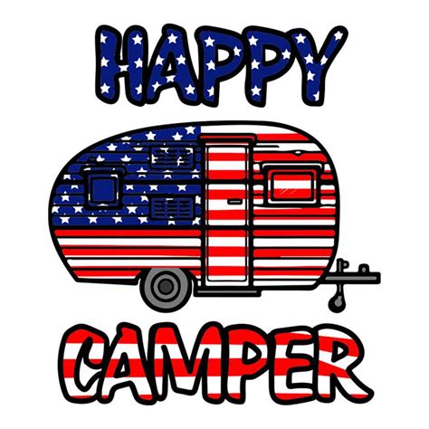 4th Of July Happy Camper Svg Independence Day Svg 4th Of J Inspire