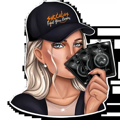 SUCCUBUS BLONDE WhatsApp Stickers Pack