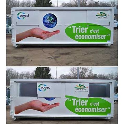 bennes pour tri selectif franceenvironnement