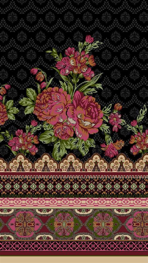 Pin By MH Mubasher Hussain Textile De On Creation Border 2023 Flower