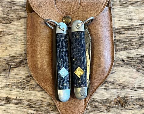 Set Of Two 2 Vintage Boy Scout Knives Etsy