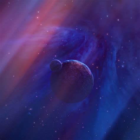 2048x2048 Purple Planet Space Ipad Air Hd 4k Wallpapersimages