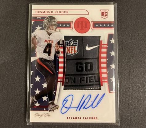 2022 National Treasures FOTL NFL DESMOND RIDDER Stars And Stripes RPA 1