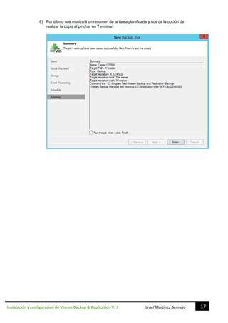 Instalaci N Y Configuraci N Veeam Backup Replication Version V Pdf