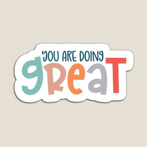 You Are Doing Great Sticker Motivational Sticker Artofit