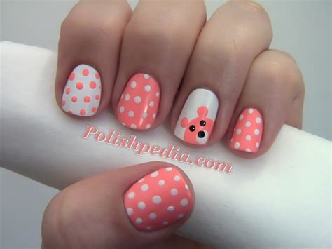 Teddy Bear Nail Art | Polishpedia: Nail Art | Nail Guide | Shellac ...