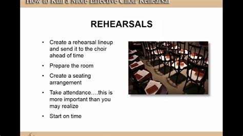 Webinar How To Run A More Effective Choir Rehearsal YouTube