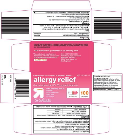 Up And Up Allergy Relief Capsule Target Corporation