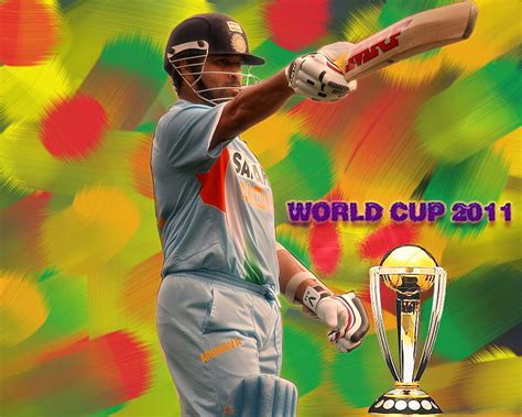 Copa Del Mundo De Cricket Sachin Copa Mundial Icc 2011 Tendulkar