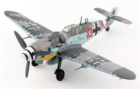 Hobby Master HA8756 Messerschmitt Bf109G 6 11 JG 27 Red 13 Greece