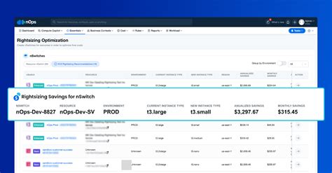 Cut Aws Ec Asg Costs With Nops Rightsizing Recommendations Nops