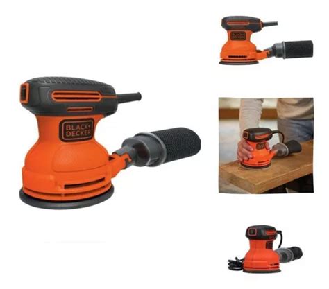 Lijadora Orbital Black Decker Lixadeira Orbital Roto 5Pol Bdero100