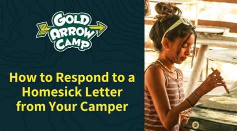 How To Respond To A Homesick Letter From Your Camper Gold Arrow Camp