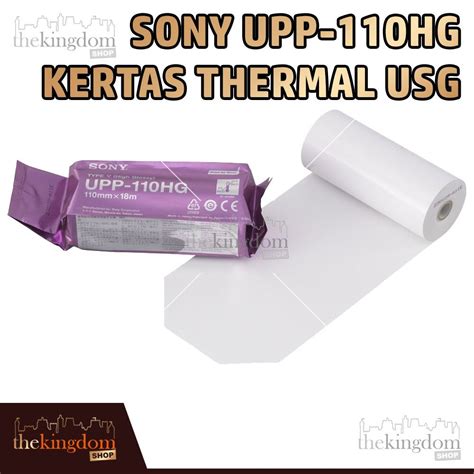 Sony Upp Hg Kertas Thermal Usg Sony Paper Print Lazada Indonesia