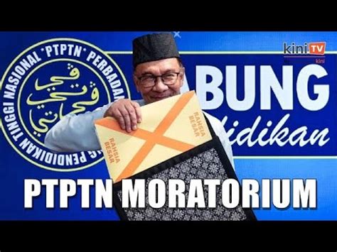 Anwar Ptptn Borrowers Earning Below Rm Granted Moratorium Youtube