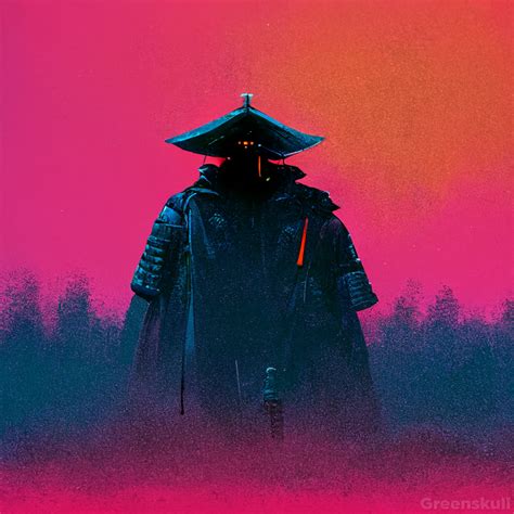 Neon Samurai | GREENSKULL