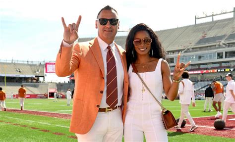 45 Gameday Photos Of Texas Football Coach Steve Sarkisian's W..