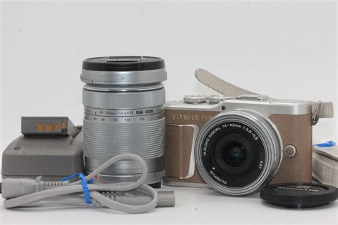 傷や汚れあり1983ショット OLYMPUS ミラーレス一眼カメラ PEN E PL9 ダブルズームキット ブラウンの落札情報詳細