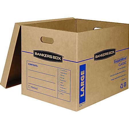 Bankers Box SmoothMove Classic Moving Boxes With Lift Off Lid 17 X 21 X