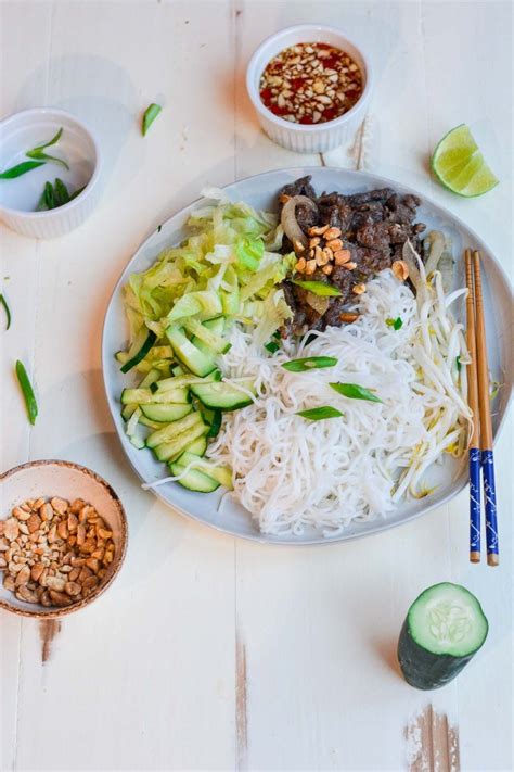 Vietnamese Lemongrass Beef Noodle Salad A Taste Of Joy And Love