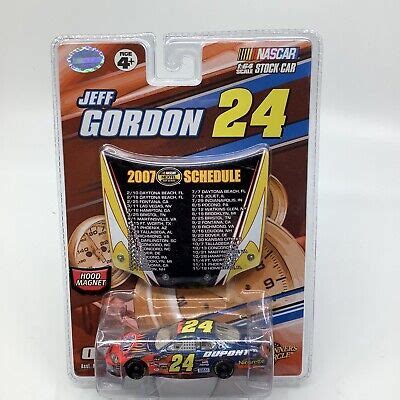 Jeff Gordon Winners Circle Nascar 2007 Schedule Hood Magnet 24