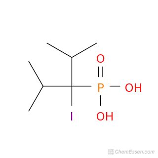 3 Iodo 2 4 Dimethylpentan 3 Yl Phosphonic Acid Structure C7H16IO3P