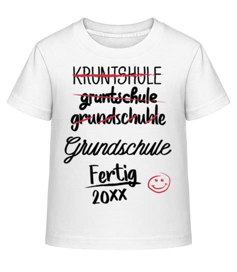 Grundschule Fertig Kinder Shirtinator T Shirt Shirtinator