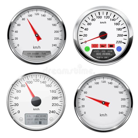 Velocímetros Y Tacómetros Indicadores Del Tablero De Instrumentos Del