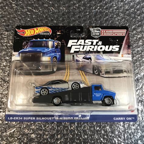 Hot Wheels Team Transport Nissan Skyline Er Lbwk Super Silhouette Nissan Skyline Gtr R R