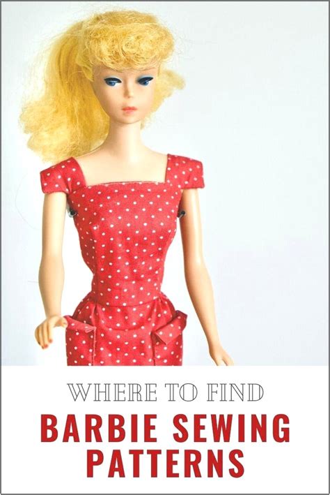 Free Printable Barbie Doll Sewing Patterns Template Templates