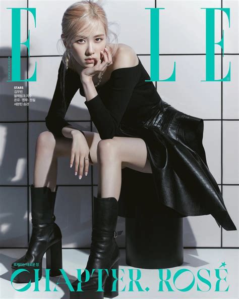 Blackpink Rosé For Elle Korea Magazine June 2021 Issue Kpopping