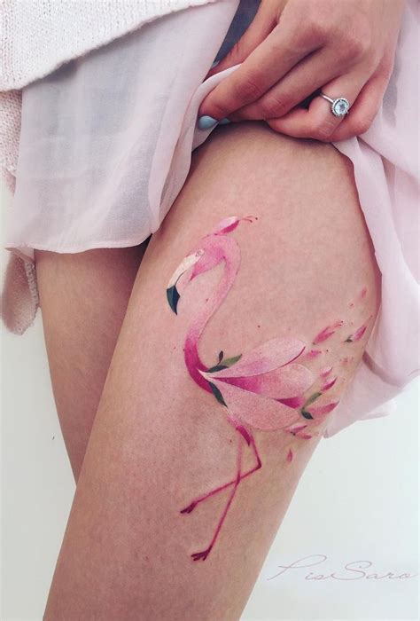 Tattoo Artist Pis Saro Creates Wonderful Sketchy Watercolor Tattoos