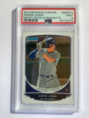 Bowman Chrome Draft Picks Bdpp Aaron Judge Rc Rookie Card Mint