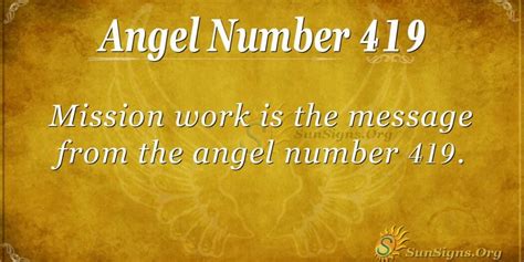 Angel Number 419 Meaning: Always Show Up - SunSigns.Org