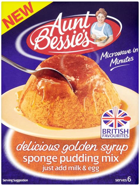 Aunt Bessies Golden Syrup Sponge Pudding Mix G Approved Food