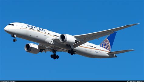 N United Airlines Boeing Dreamliner Photo By Mingfei S Id