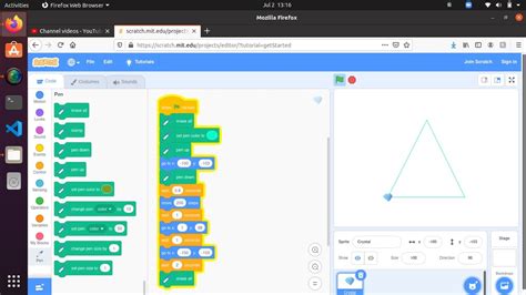 How To Draw A Triangle In Scratch 10 20 30 Scratch Tutorials